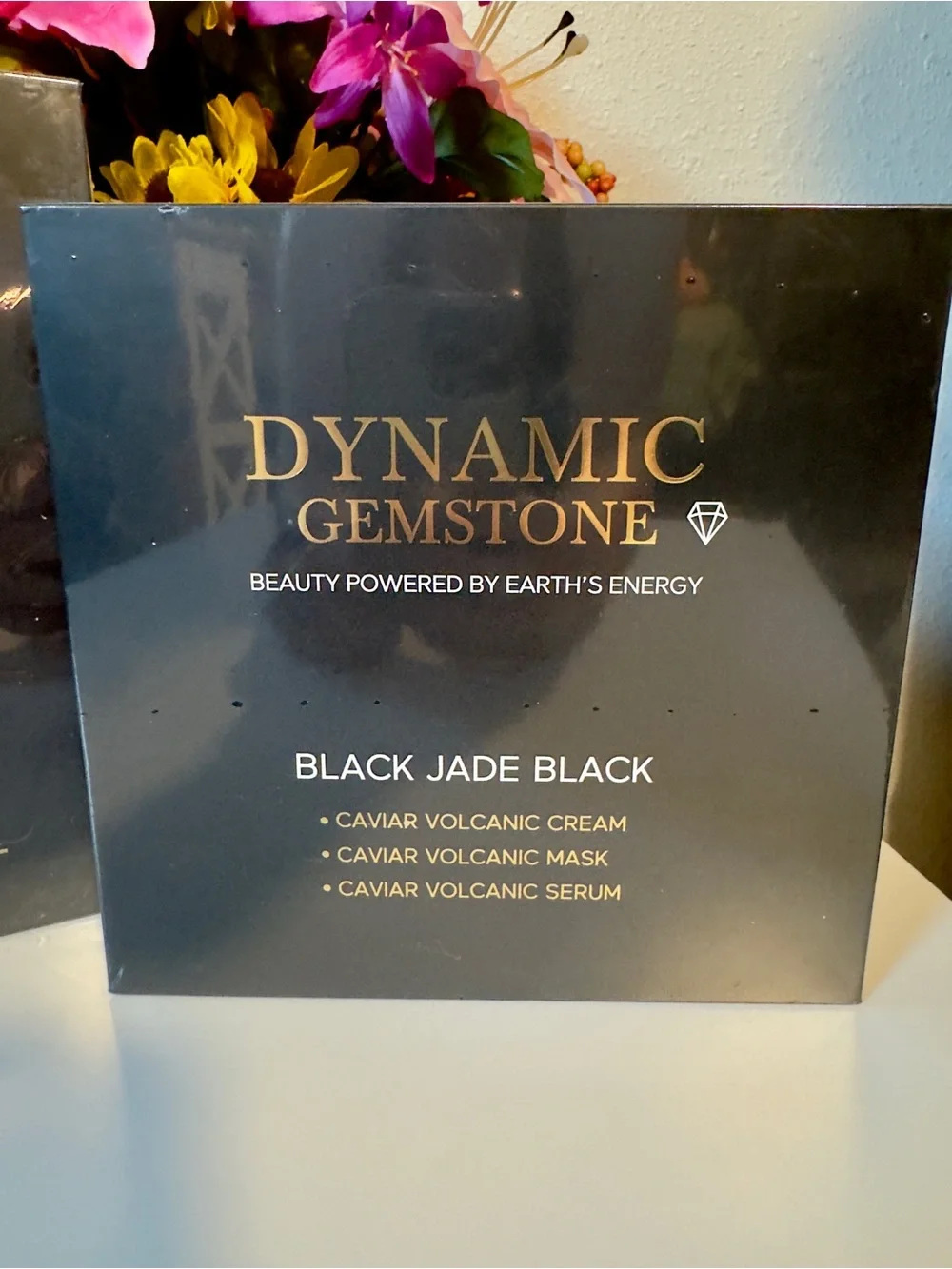D24K Black Truffle Hyaluronic Acid Mask & Dynamic Gemstone Black Jade Caviar Set